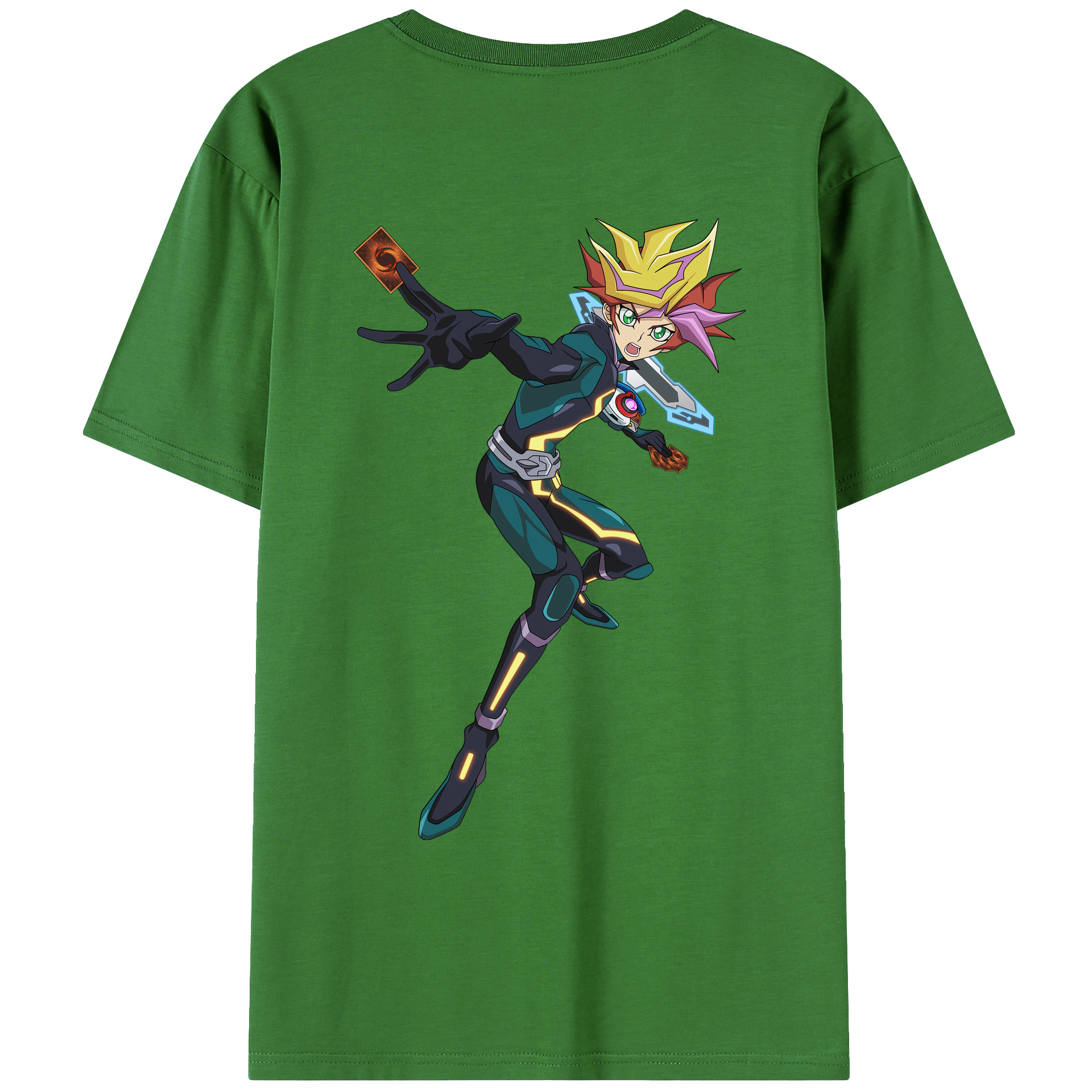 （画像用） 遊☆戯☆王 Yu-Gi-Oh! レディース半袖Tシャツ(バックプリント)